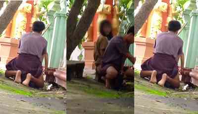 ဘုရားဝန်းဘေးမှာ တီးနေတဲ့ အတွဲ