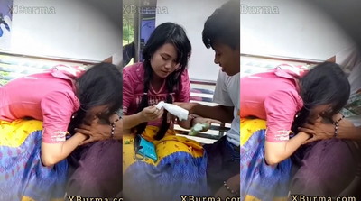 ဘဲကိုစုပ်ပေးနေတာလေး ချောင်းရိုက်