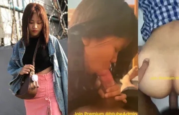 လီးကြီးကိုပါးစပ်ထဲထည့်ပြီး ဖင်ကုန်းလိုးခံရတဲ့ မြန်မာမလေး