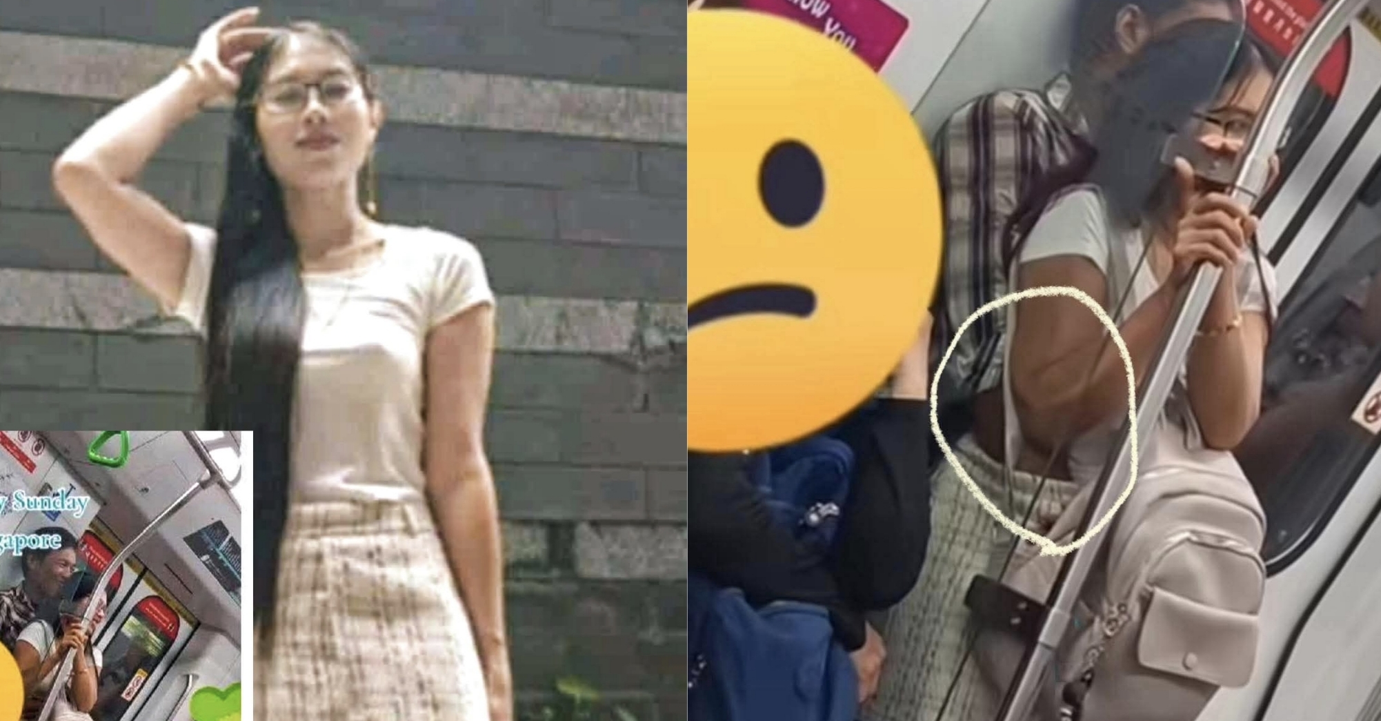 နာမည်နေတဲ့ MRT ရထားပေါ်မှာဖော်ကင်နှိုက်တဲ့ မြန်မာအတွဲ