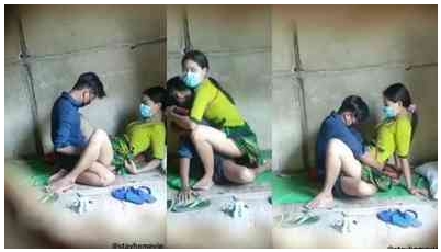 ထမီလှန်ပြီး ရှယ်ပြန်ဆောင့်တဲ့ မြန်မာမလေး