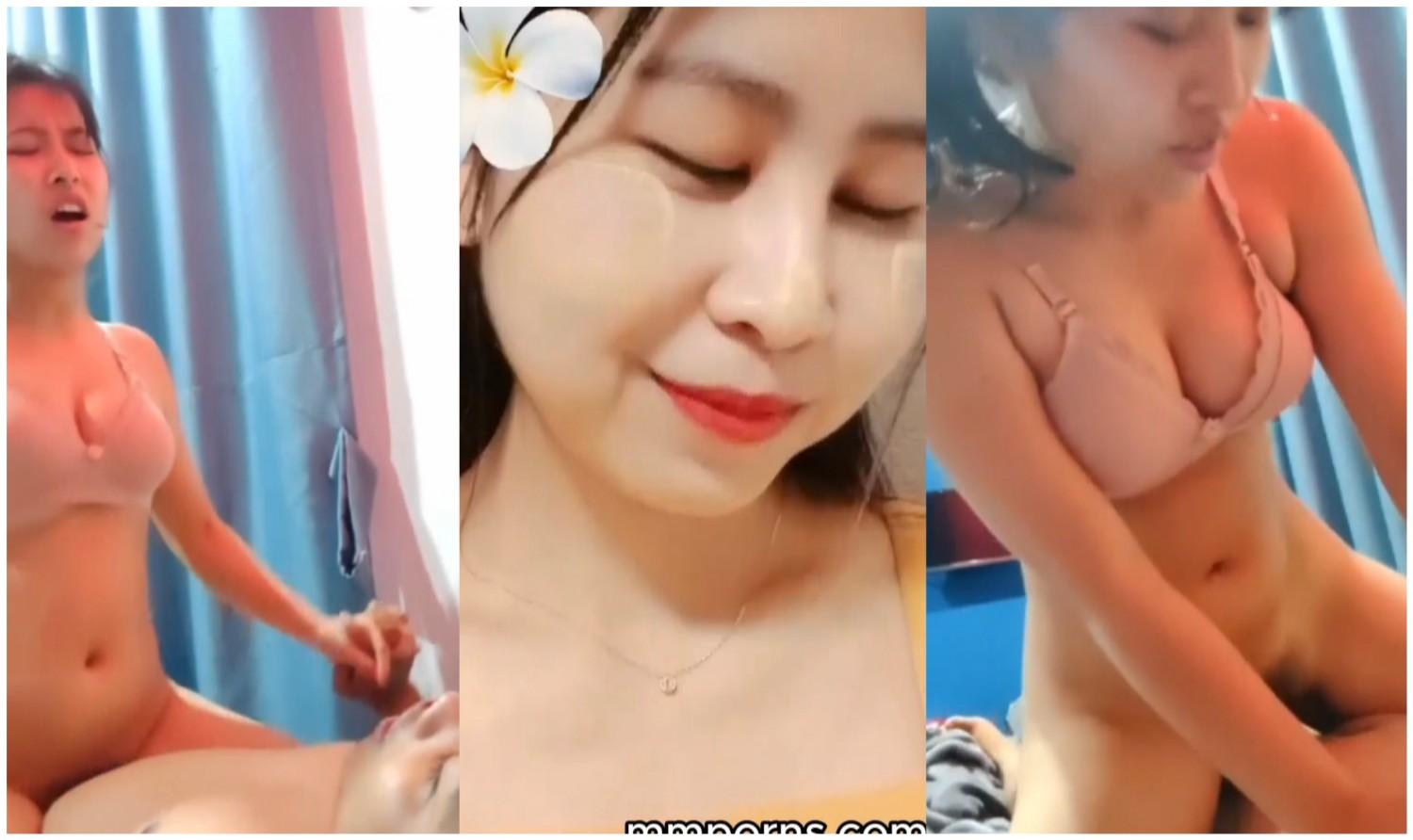 မြင်းစီးကျွမ်းပြီး ကောင်းလို့အော်နေတဲ့ စော်လေး