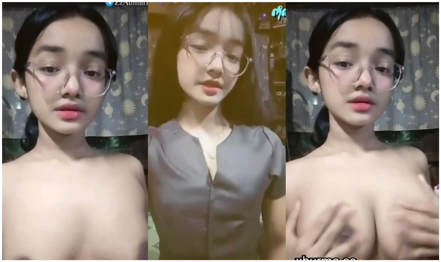 စော်လး နို့‌လေးက တွဲကျနေတာပဲ