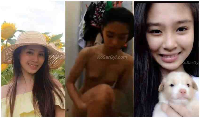 ရေချိုးပြတာ မြန်မာပါကင်လေး