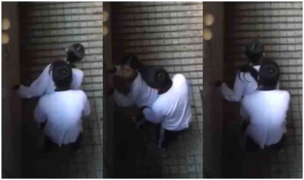 စာမသင်ပဲ ကျောင်းထဲ ခိုးစားနေတဲ့ ကျောင်းသူလေး