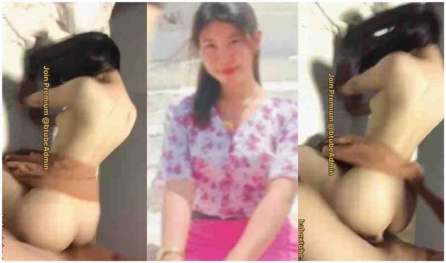 စော်အလန်းလေးကို ဖင်ကုန်းပြီး ရှယ်ဗျင်းတဲ့ ဘဲကြီး