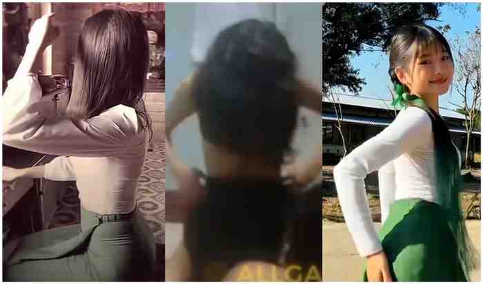 ဆေးခပ်ပြီး ပါကင်ဖွင့်ရတဲ့ ကျောင်းသူလေး