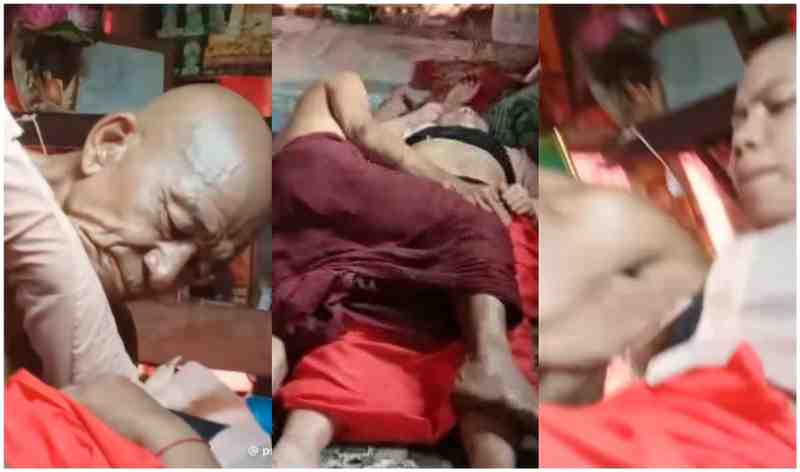 မူးနေတဲ့ ဆရာလေးကို ရှယ်လိုးတဲ့ ဘုန်းကြီး HD ထွက်ပေါ်