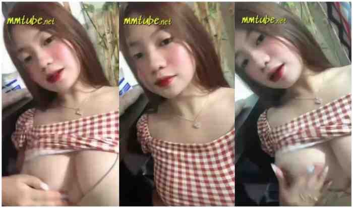 ပိပိအငုံနဲ့ နို့လေးကို ရှယ်ပွတ်တဲ့ ကျောင်းသူလေး