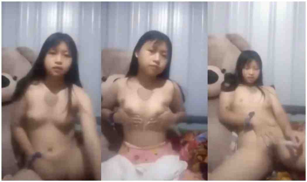 ကျောင်းမသွားပဲ ပိပိအငုံလေးကို ရှယ်ပွတ်နေတဲ့ ရွှေလီသူလေး